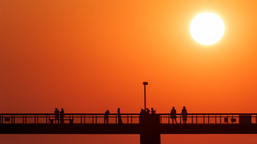 The Okaloosa Island Pier at sunset (iStock image)