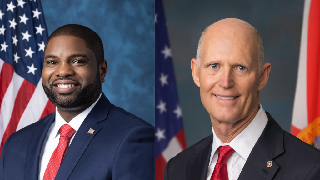 U.S. Rep. Byron Donalds and U.S. Sen. Rick Scott