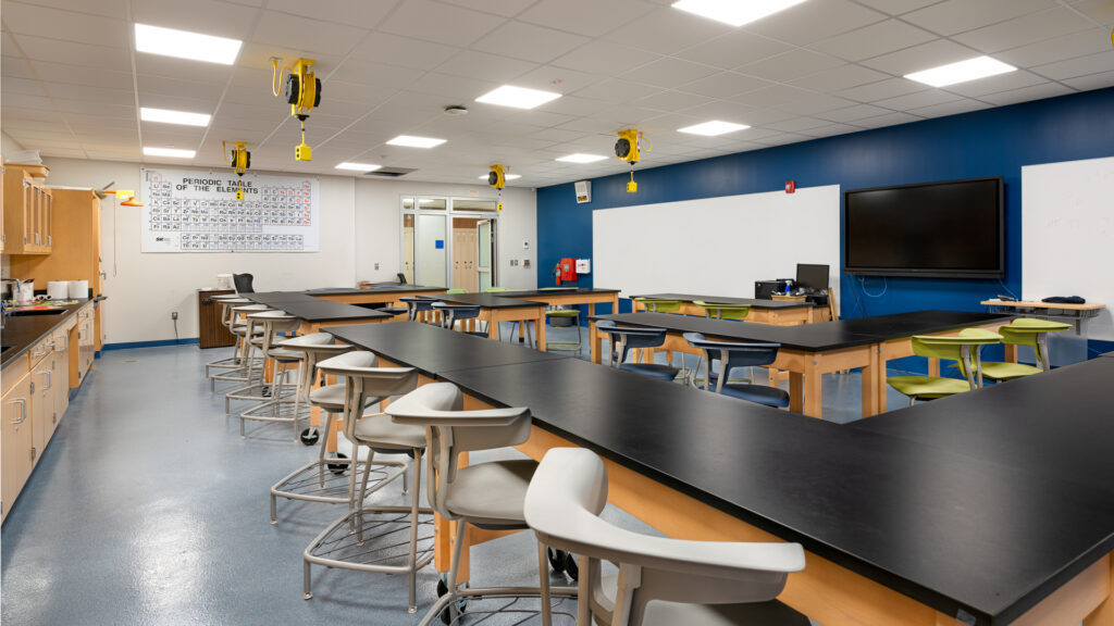 A science classroom (iStock image)