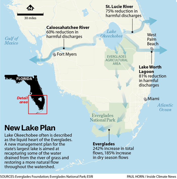 A map showing the new Lake Plan (Paul Horn/Inside Climate News)