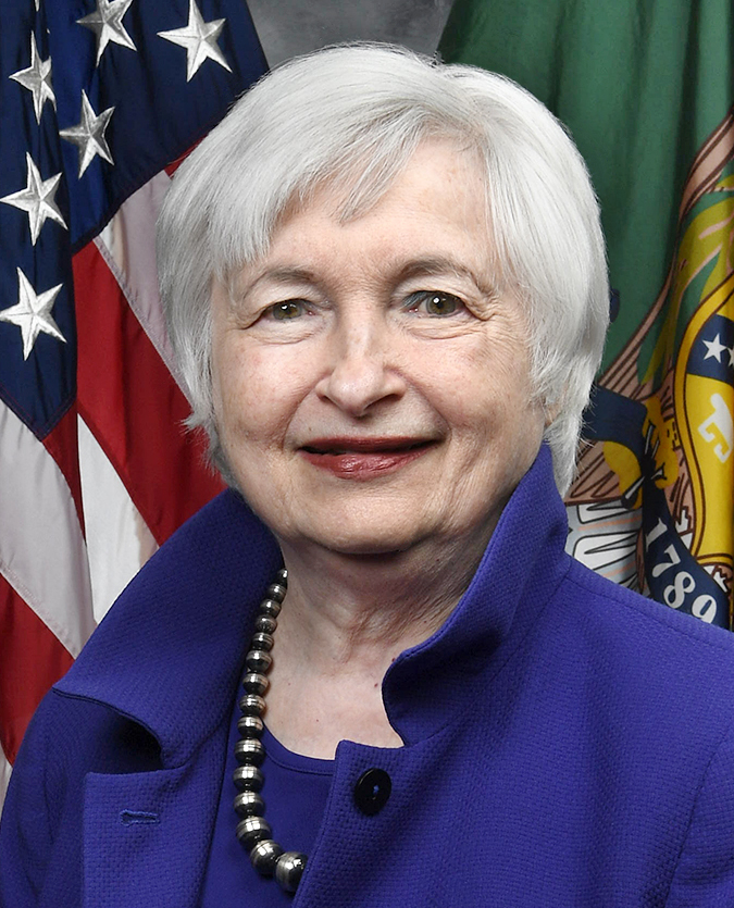 Treasury Secretary Janet Yellen (U.S. Department of the Treasury, via Wikimedia Commons)