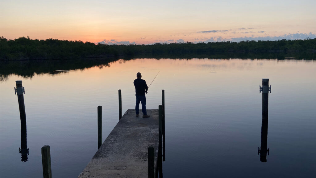 Fishing in Everglades National Park at sunrise (iStock image)