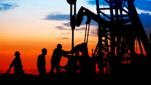 Workers at an oil field (iStock image)