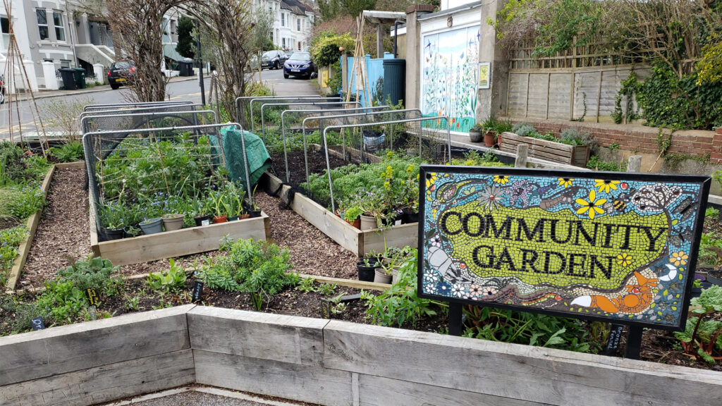 A community garden (Andy Li, CC0, via Wikimedia Commons)