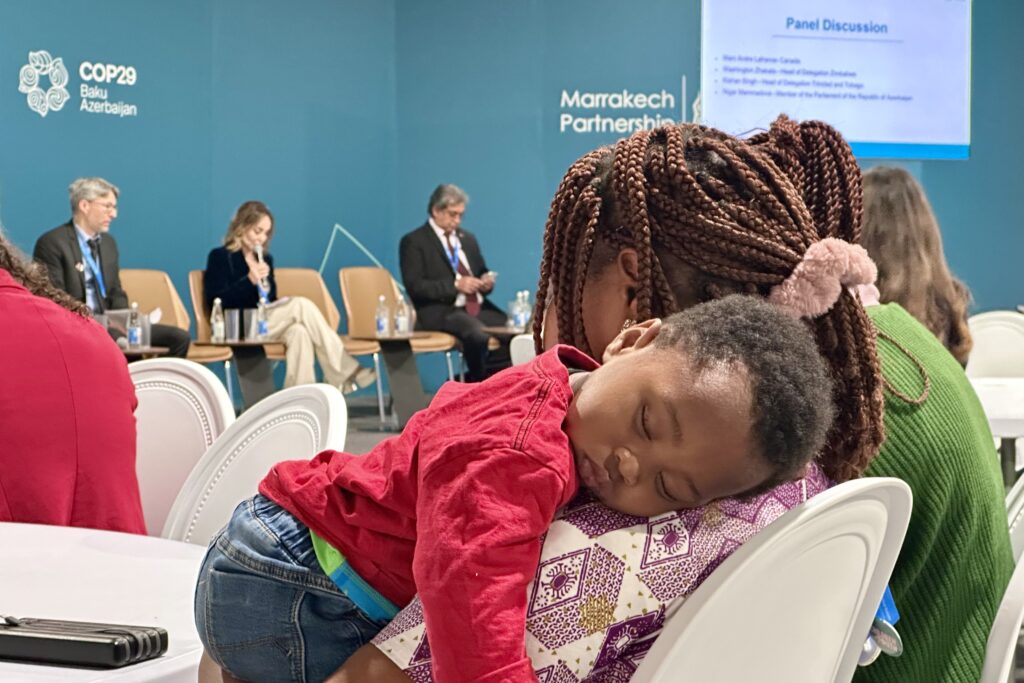 By the end of the two-week marathon conference, everyone involved with COP29 was exhausted, catching naps whenever and wherever they could. And after 29 such events, the attendees sense that the COP process may be running out of youthful energy as well, turning 30 next year. And as the young of 1960s generation were known to say, “Never trust anyone over 30.” Let’s hope that sense of suspicion does not extend to the climate crisis battle. Perhaps augmenting outlooks with the 1980s saying, “Trust, but verify” might be the required approach. (Photo by Michal Fidler, text by John Capece)