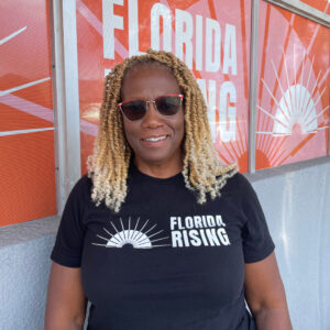 Robin Lockett is the regional director for Florida Rising, a grassroots group representing communities of color. (Credit: Amy Green/Inside Climate News)