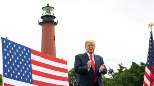 President Donald Trump at the Jupiter Inlet Lighthouse and Museum in 2020. (Official White House Photo by Joyce N. Boghosian)