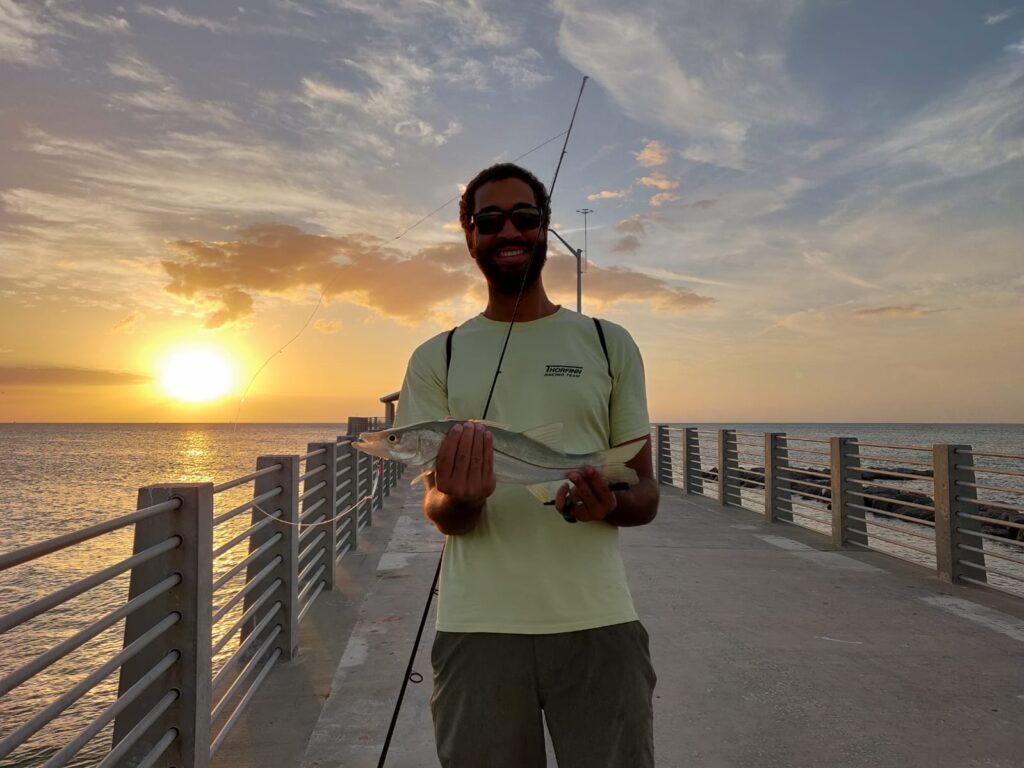 St. Petersburg City Councilmember Richie Floyd on the Gulf Fishing Pier at Fort De Soto in St. Petersburg (Image courtesy of Richie Floyd)